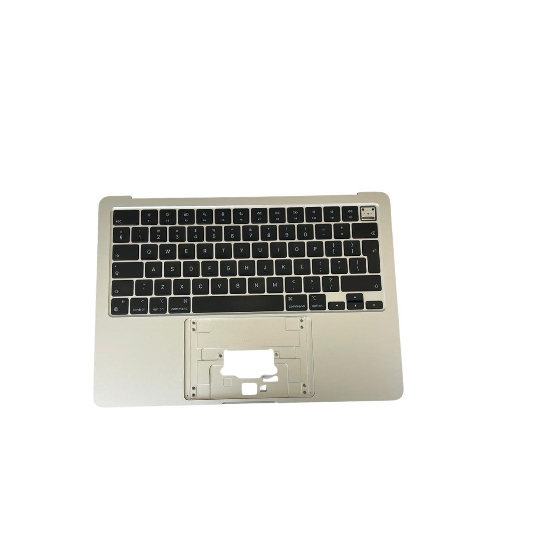 A2681 Top Case with Keyboard for Apple MacBook Air 13 inch M2 Mid 2022 Starlight.