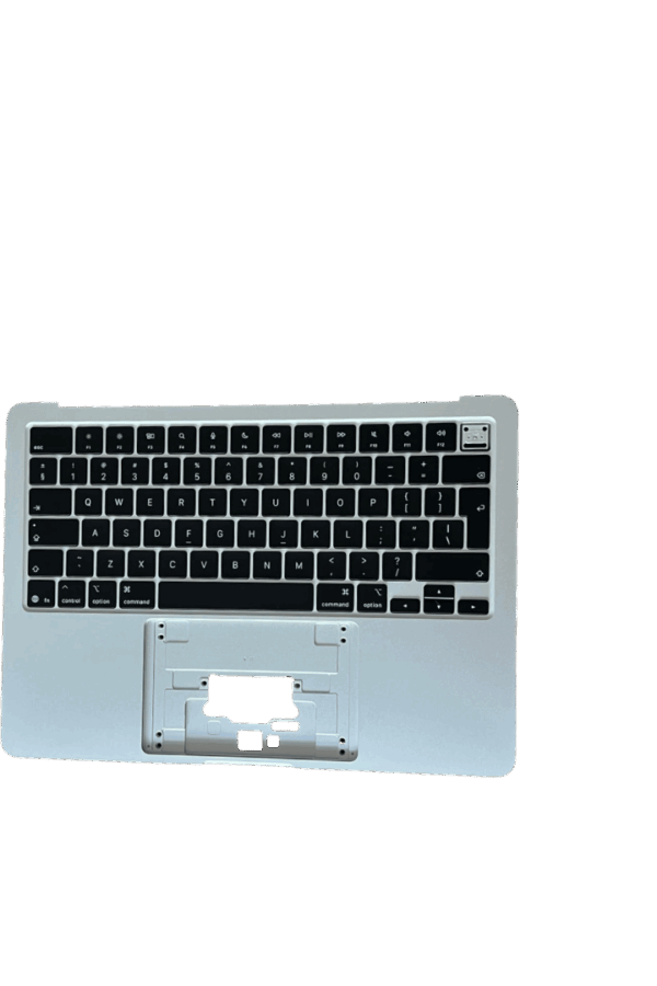 A3240 UK Keyboard Top Case for Apple MacBook Air 13 inch M4 Early 2025 Silver.