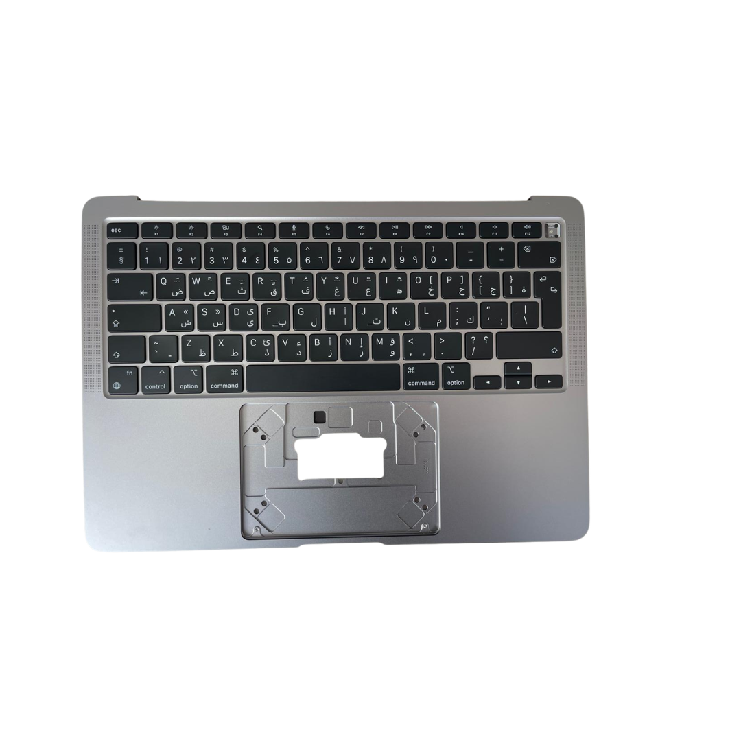 Arabic A2337 Top Case with Keyboard for Apple MacBook Air 13 inch M1 Late 2020 Space grey.