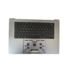 GERMAN A2485 Top Case with Keyboard for Apple MacBook Pro 16 inch M1 2021 and M2 Pro Max A2780 2023 Space Grey.