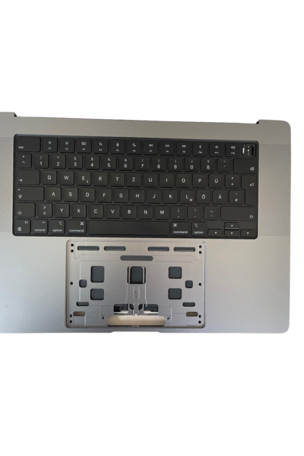 GERMAN A2485 Top Case with Keyboard for Apple MacBook Pro 16 inch M1 2021 and M2 Pro Max A2780 2023 Space Grey.